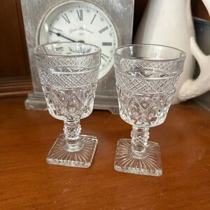 Imperial Glass "Cape Cod" Clear Water Goblets